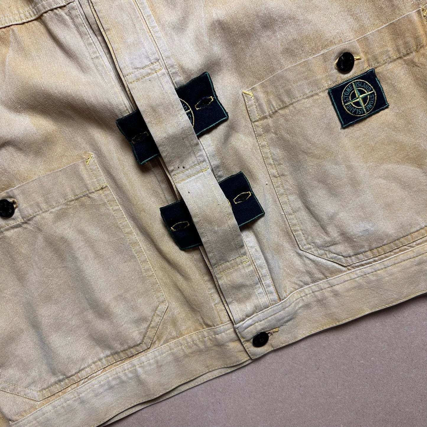 S/S1986 Honeycomb Yellow Carpenter Jacket