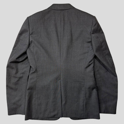 Gucci 00’s Textured Wool Suit Blazer + Trousers - IT46 (S/M) | Default Title, Grey