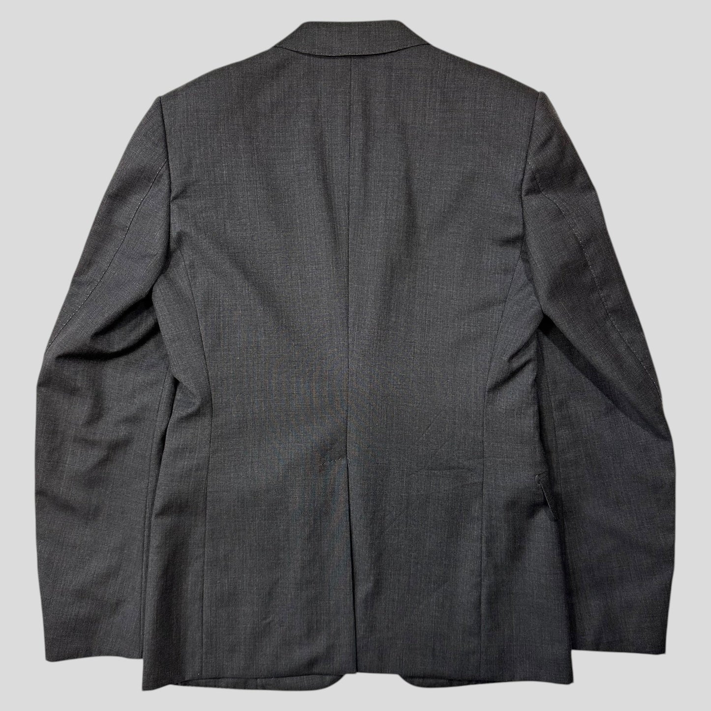 Gucci 00’s Textured Wool Suit Blazer + Trousers - IT46 (S/M) | Default Title, Grey