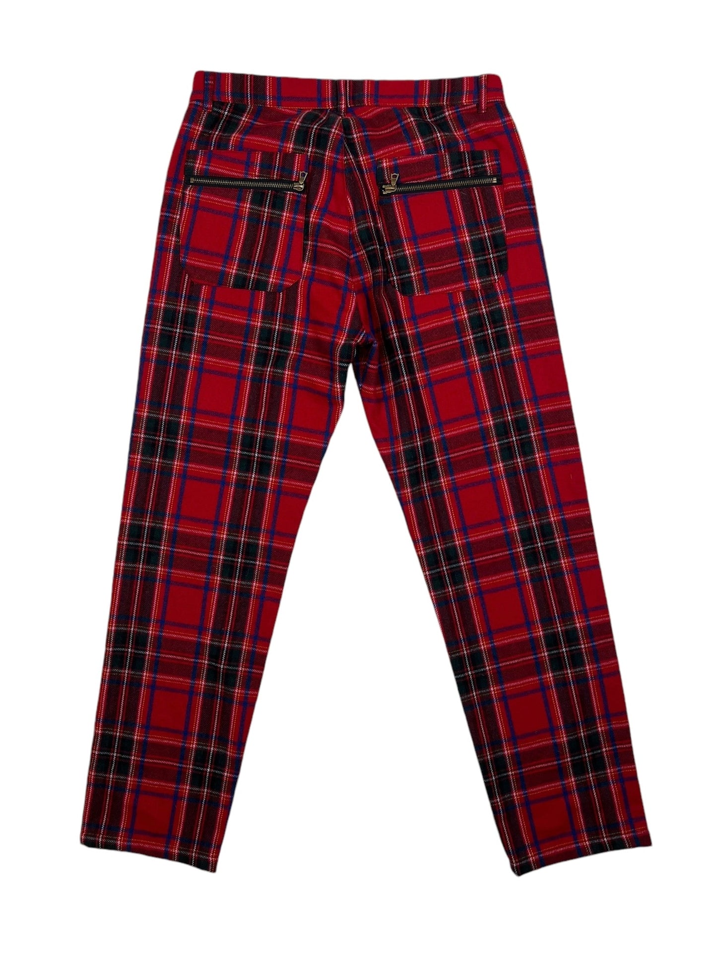 Jean Paul Gaultier JPG 2000s red tartan trousers