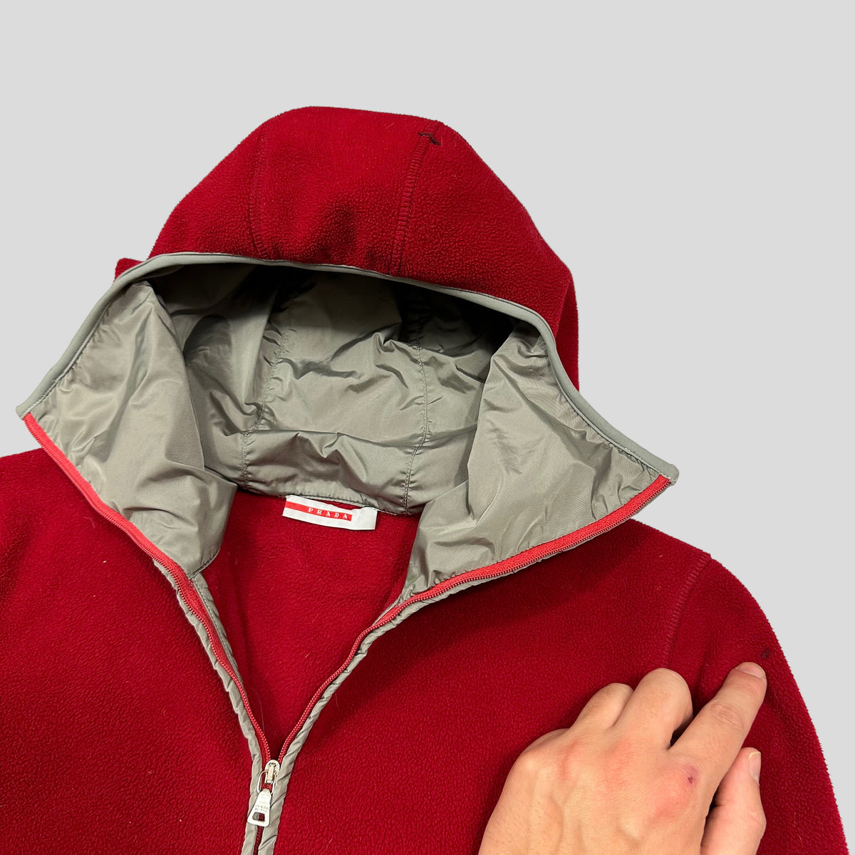 Prada Sport 00’s Balaclava Fleece - 8-10 | Large, Red