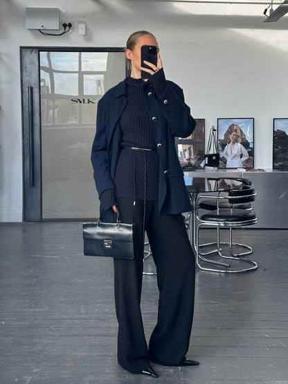 Versace Classic V2 1990s Bespoke Button Pure Wool Chore Jacket - L