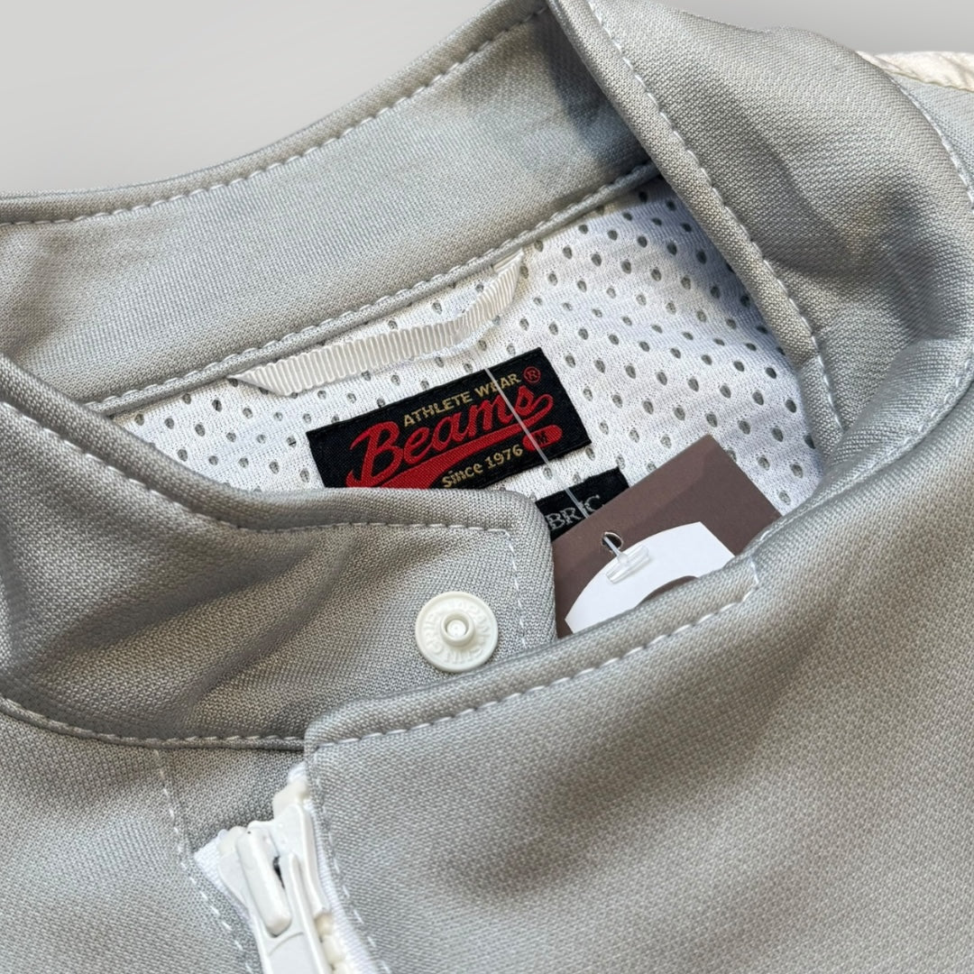 Beams 2000's Asymmetrical Biker Jacket XS | Default Title, Light Grey