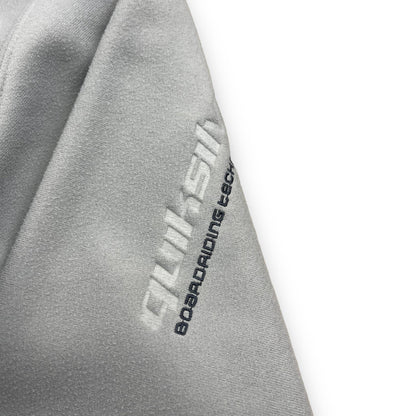Quiksilver Shoulder Zip Fleece Hoodie Grey (L) | Default Title, Multicoloured