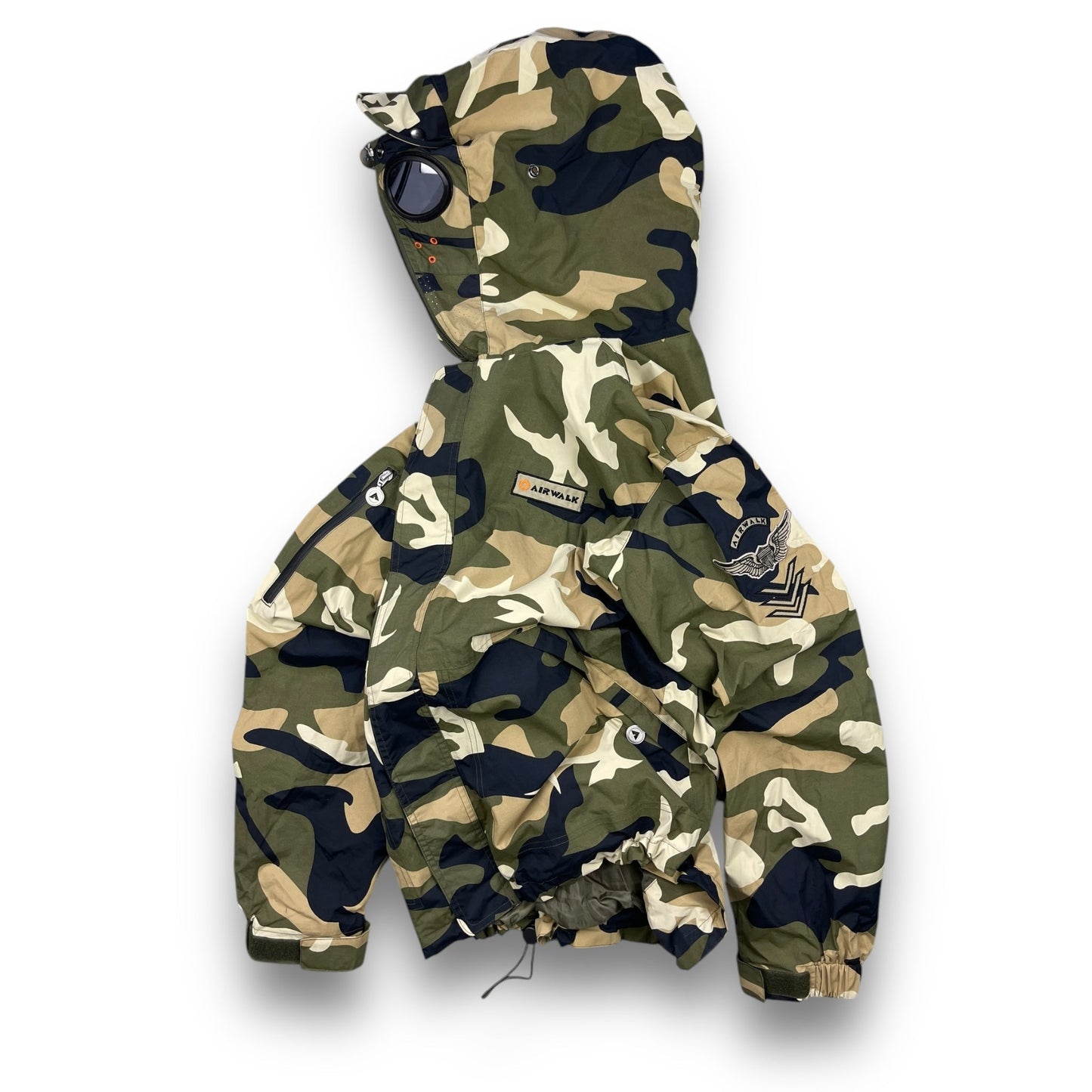 2000's Airwalk Camo Goggle Jacket (L) | Large, Camo