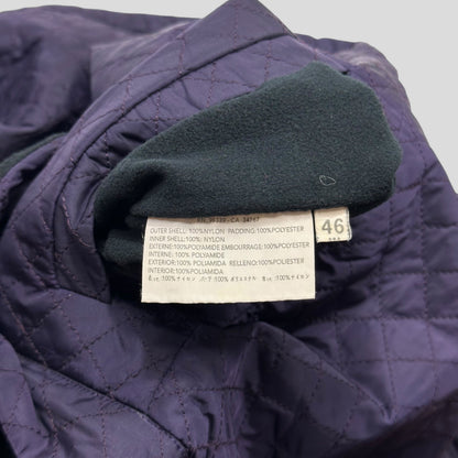 Prada Sport AW00 Reversible Nylon Quilted + Fleece Trousers - IT46 | W31, Purple