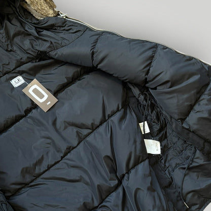 C.P. Company AW/04 Hemp Cotton Coyote Fur 3 in 1 Parka Coat 50