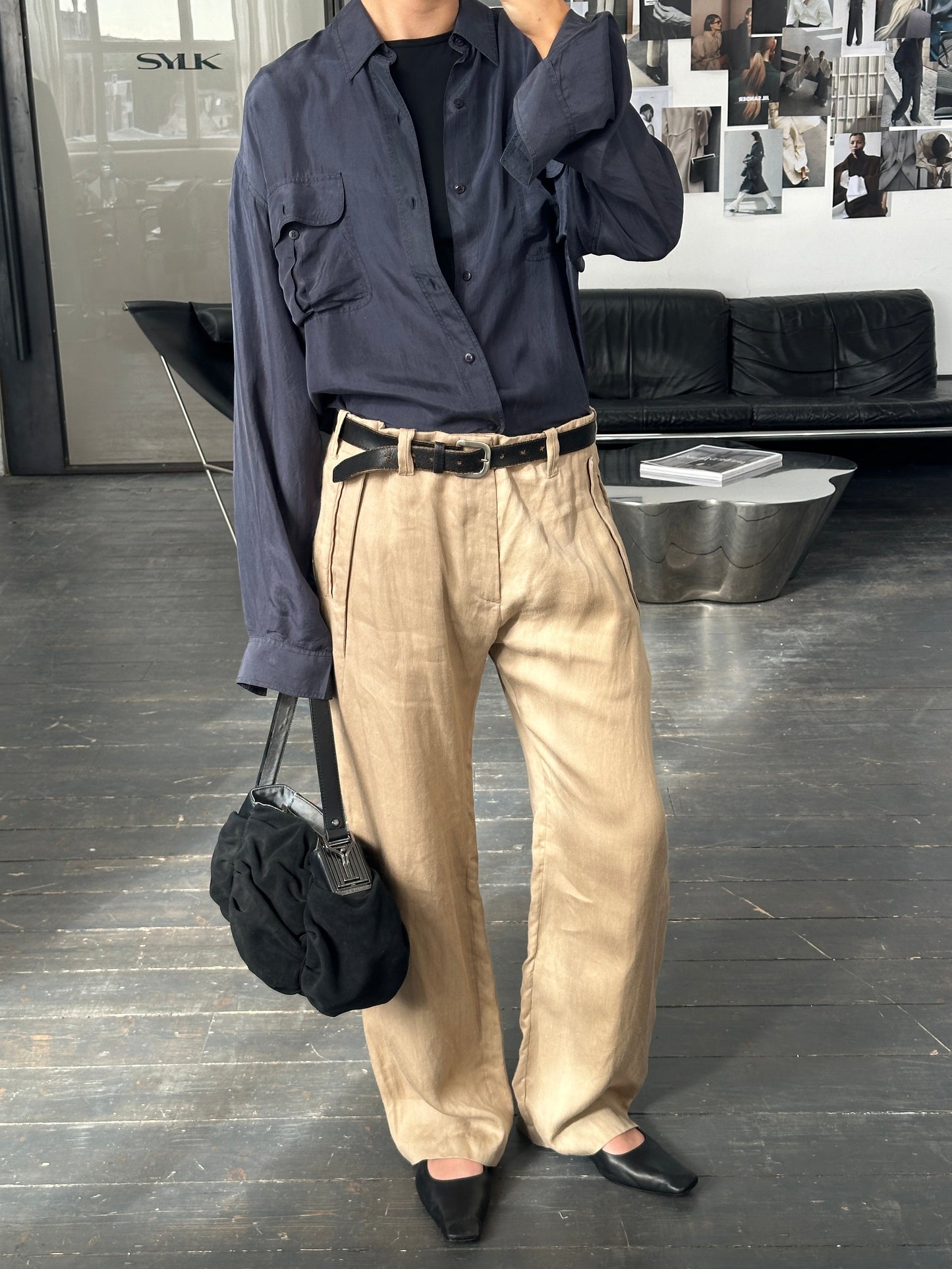 Vintage 1990s Relaxed Pure Silk Shirt - XL