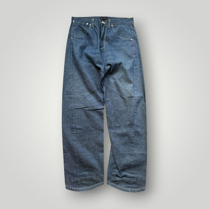 90s Levi's Engineered Jeans Twisted Denim Bootcut Jeans 31x32" | O/S, Red