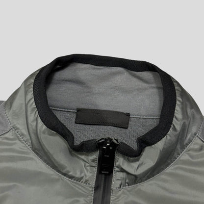 Prada 2019 Black Tab Nylon Panelled Track Jacket - M/L