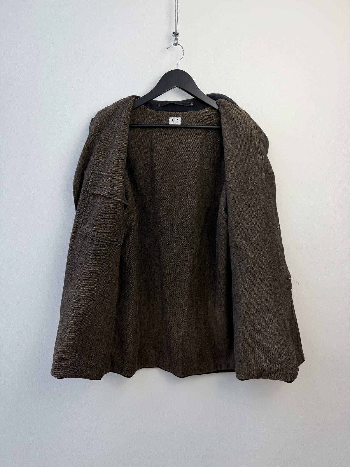 C.P. Company 00s Moleskin Car Coat | Large, Red