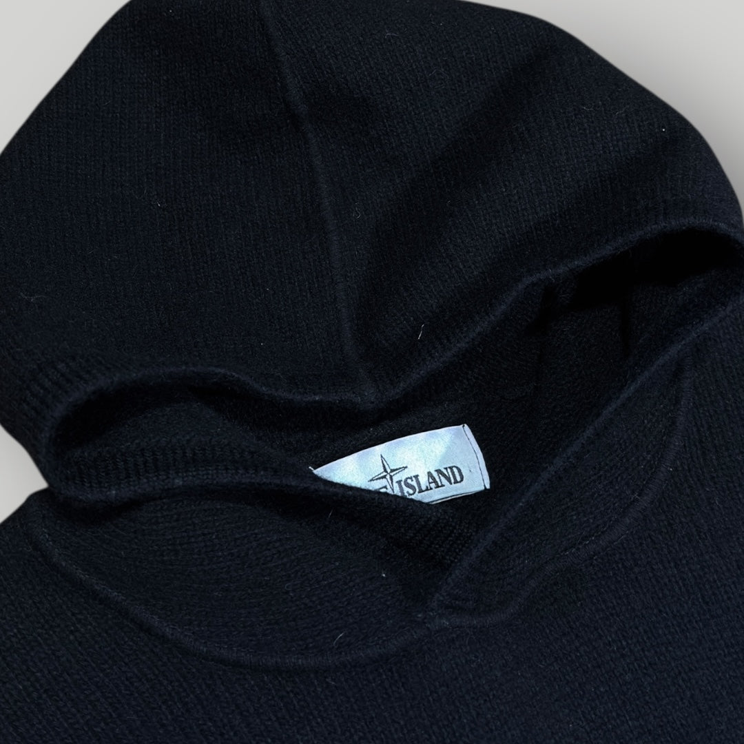 Stone Island AW/18 Iridescent Coating Coating Tela Reflex Knitted Hoodie L