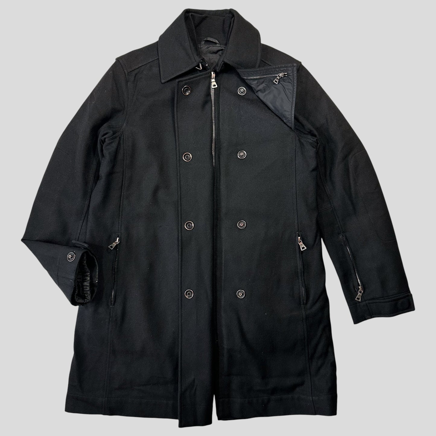 Prada Sport 00’s 3 in 1 Goretex Wool & Nylon Military Jackets - S/M | Default Title, Red