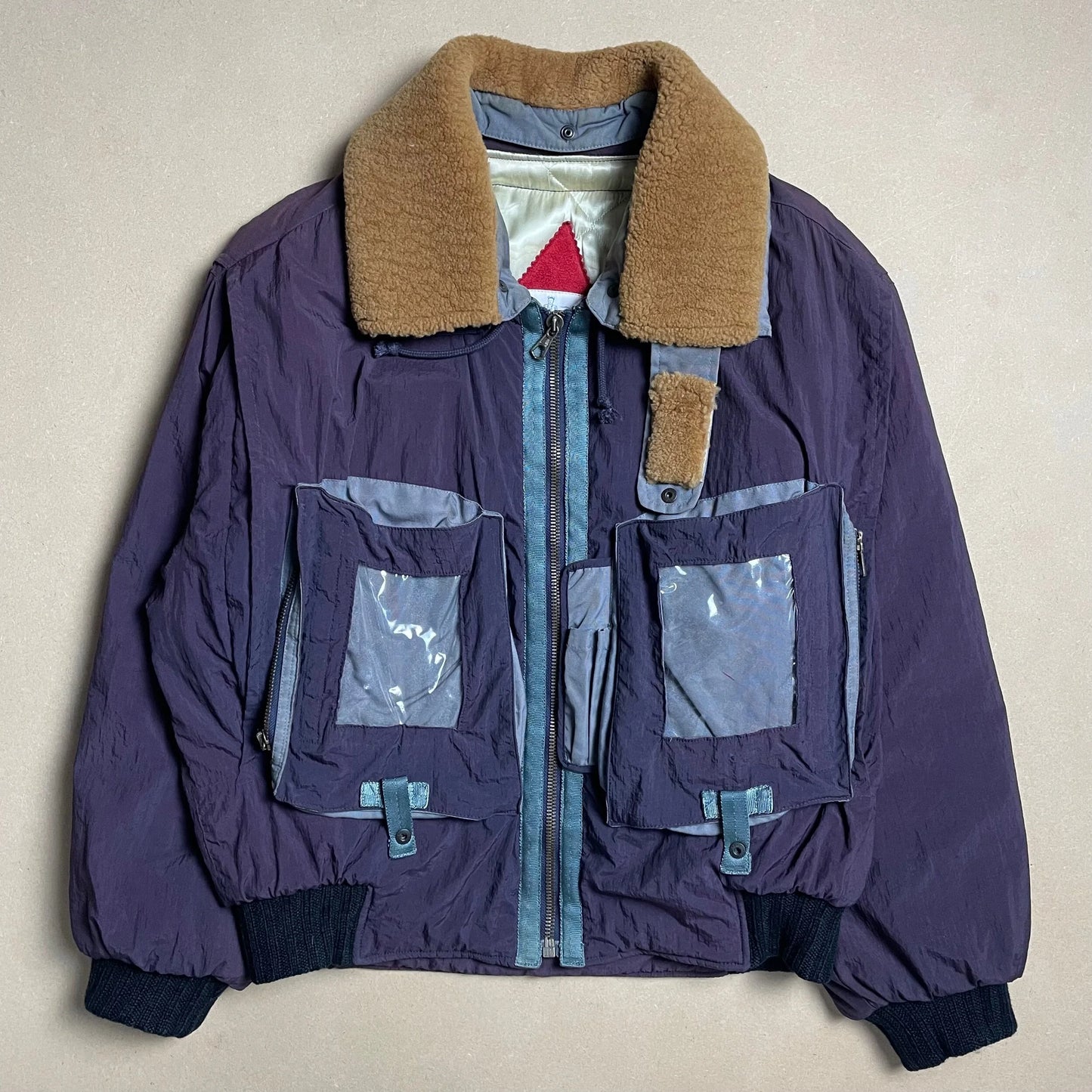A/W 1983 Plum Purple CP COMPANY Ideas From Massimo Osti Pilots Flight Jacket