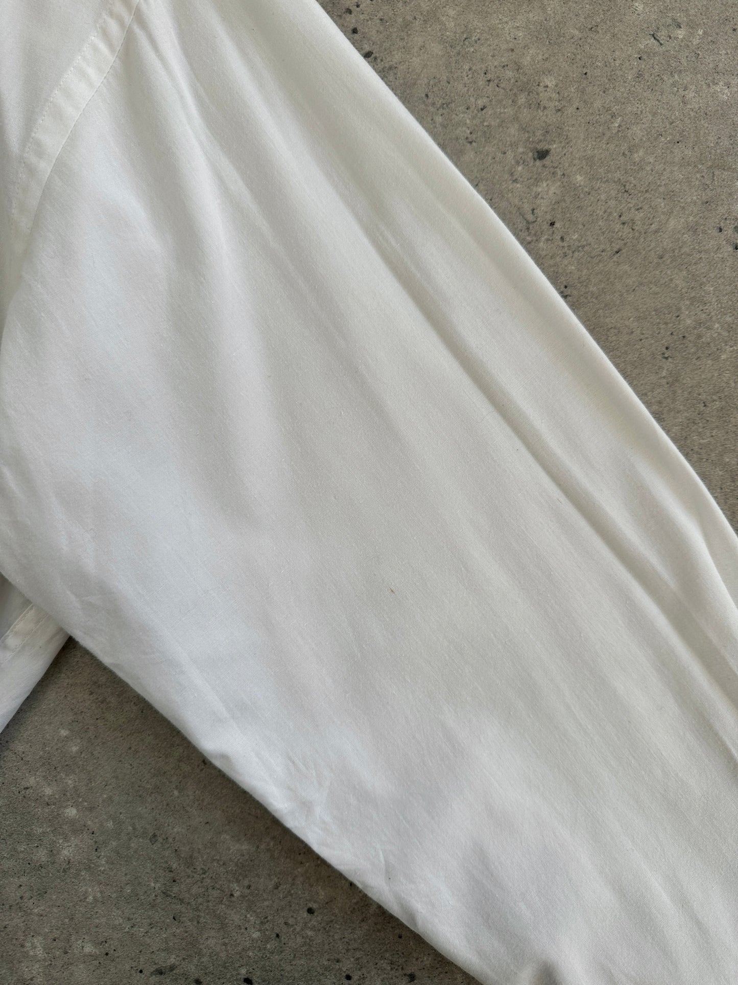 Yves Saint Laurent Pour Homme 1990s Tuxedo Cotton Dress Shirt - M