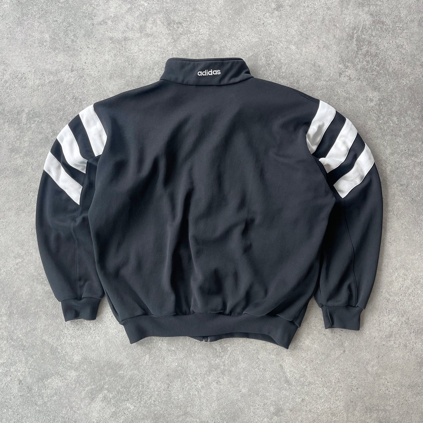 Adidas 1990s two tone embroidered track jacket (L)