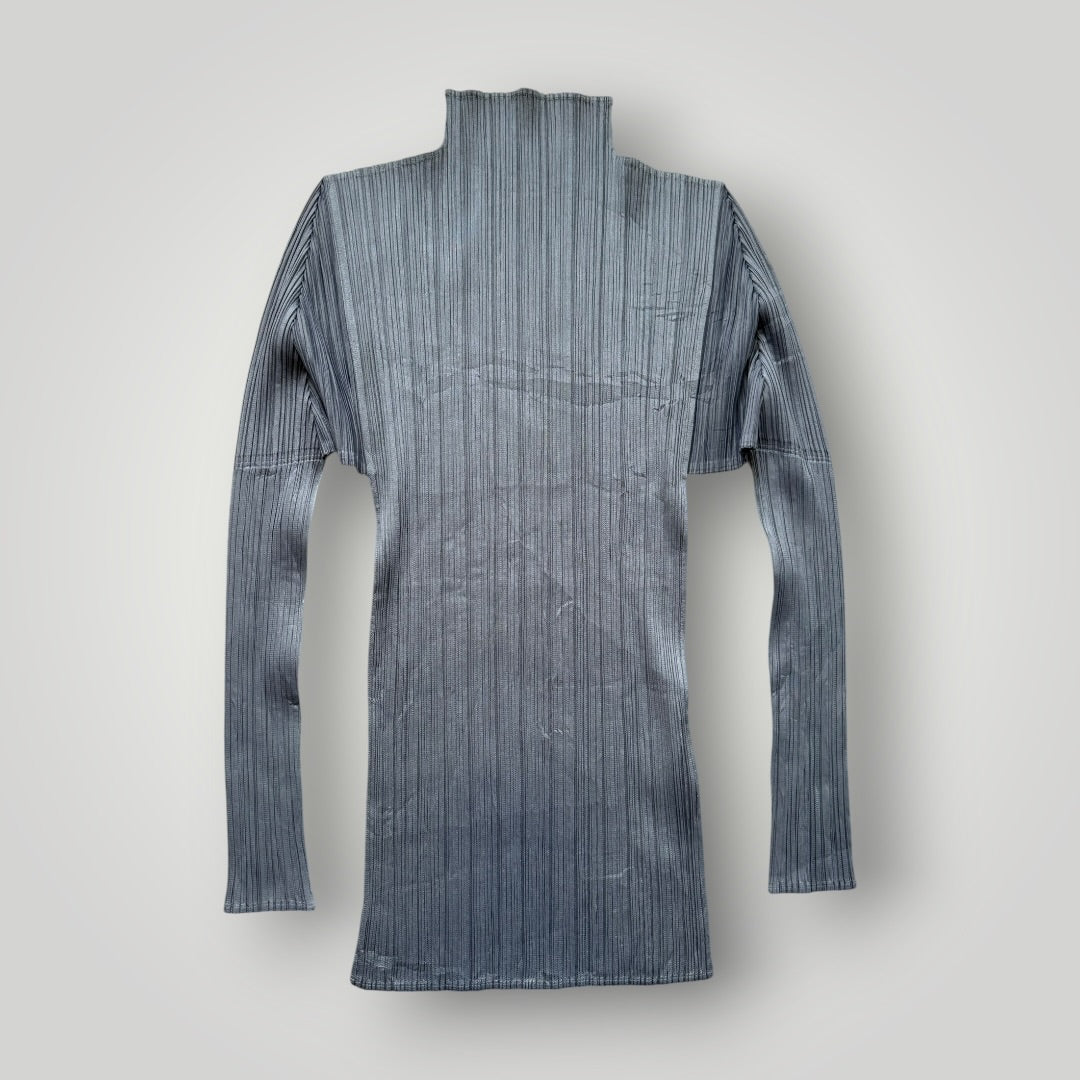 Issey Miyake Pleats Please Funnel Neck Long Sleeve 3