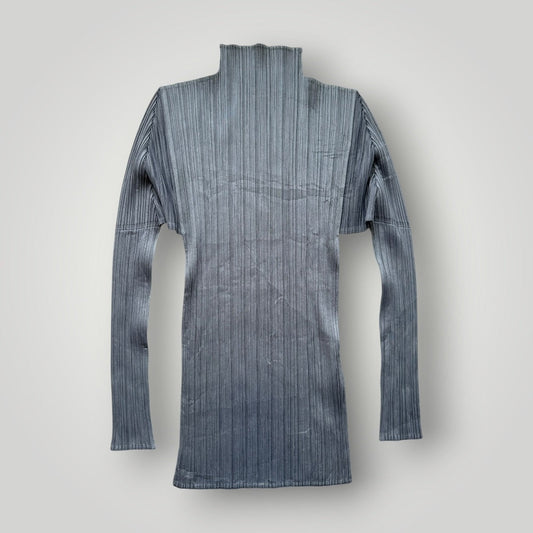 Issey Miyake Pleats Please Funnel Neck Long Sleeve 3