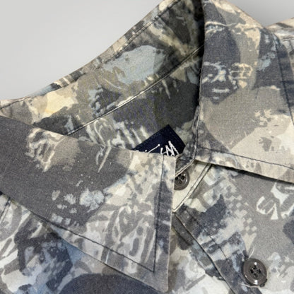 Stüssy NYLTA Early 2000's Camo Shirt M