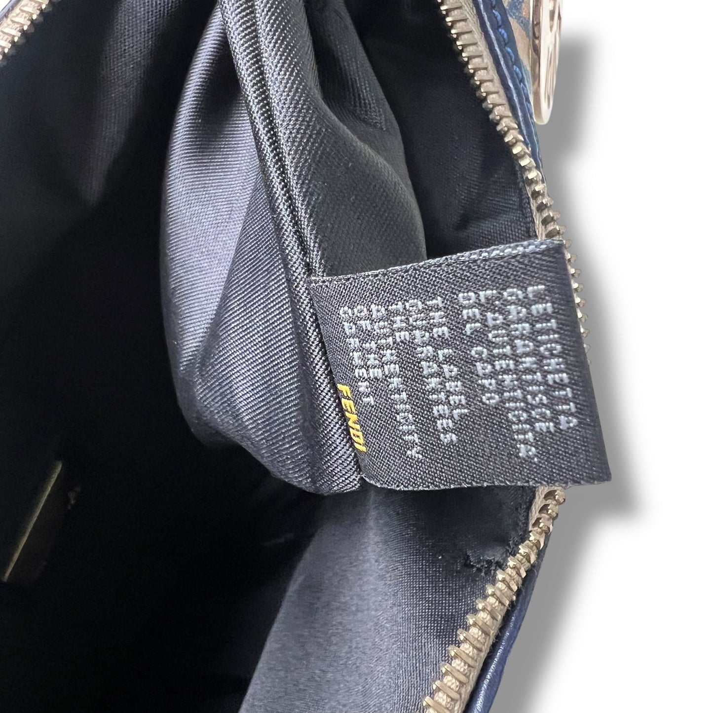 Fendi Zucchino Canvas Chef Pocket Hobo bag