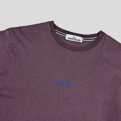 Stone Island 2020 Dusty Purple Isola Di Pietra Graphic T-shirt - M