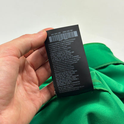 Prada 2018 Rubber Race Logo Technical Jersey Parka Jacket - XS (M) | Green
