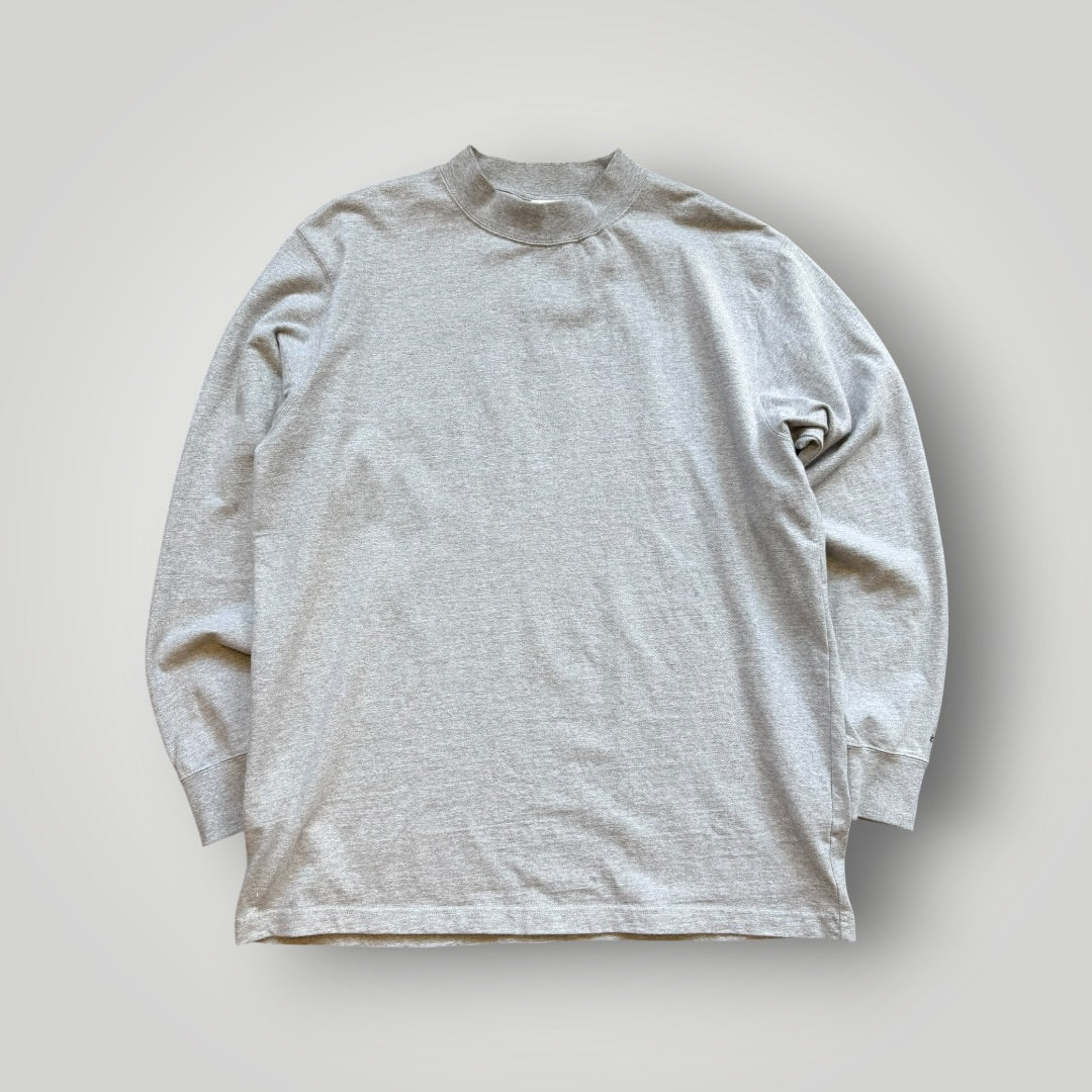 Snow Peak Mock Neck Long Sleeve XL | Default Title, Heather Grey