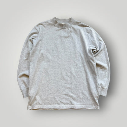 Snow Peak Mock Neck Long Sleeve XL | Default Title, Heather Grey