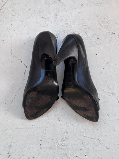 1990s miu miu heels | BLACK, Black