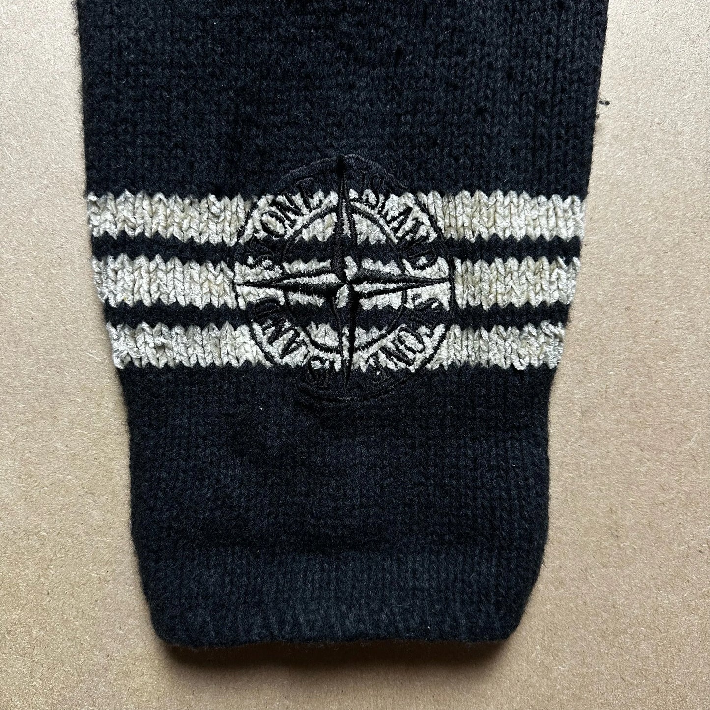 A/W1997 Compass Embroidered Wool Knitted Jumper