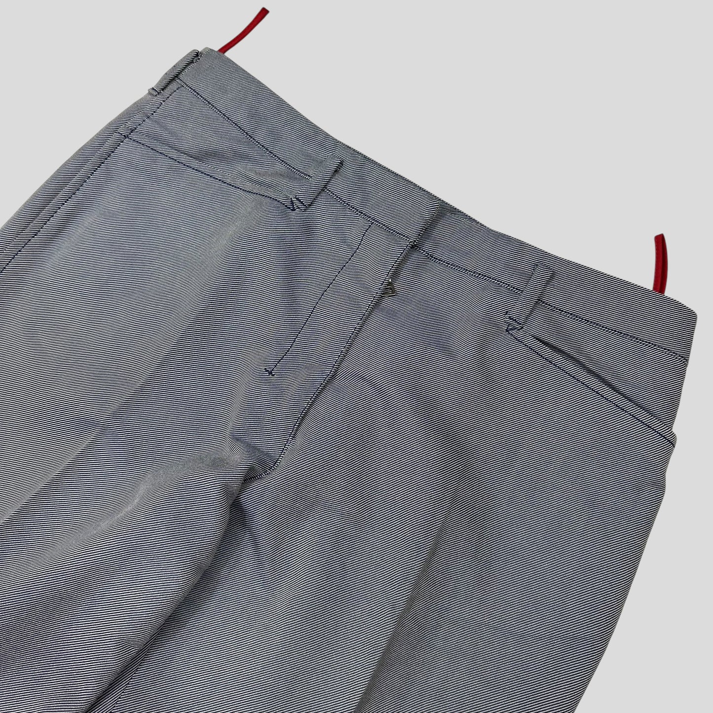 Prada Sport AW00 Textured Two-Tone Pleated Trousers - IT42 | Default Title, Multicoloured