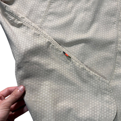 Maharishi 1998 Raw Hem Short Sleeve Shirt S | Small, Cream