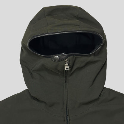 Prada Sport 1999 Balaclava Fleece Lined Moto Jacket - IT50 (L) | Green