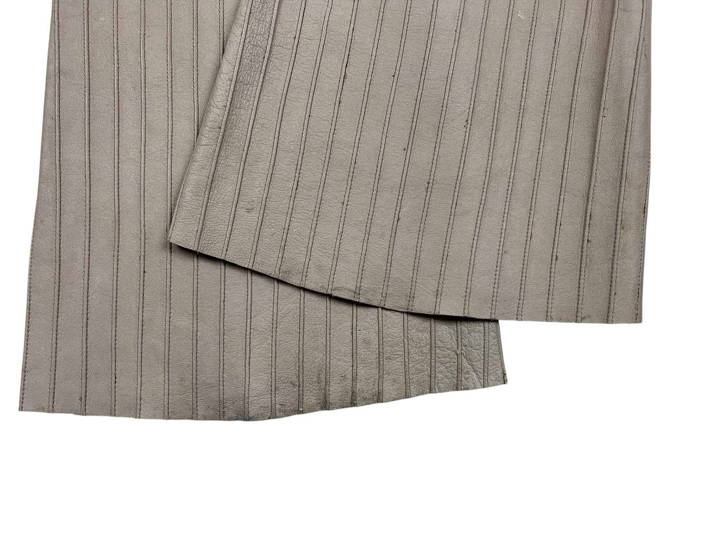 Gucci F/W 1999 leather pinstripe trousers Tom Ford era