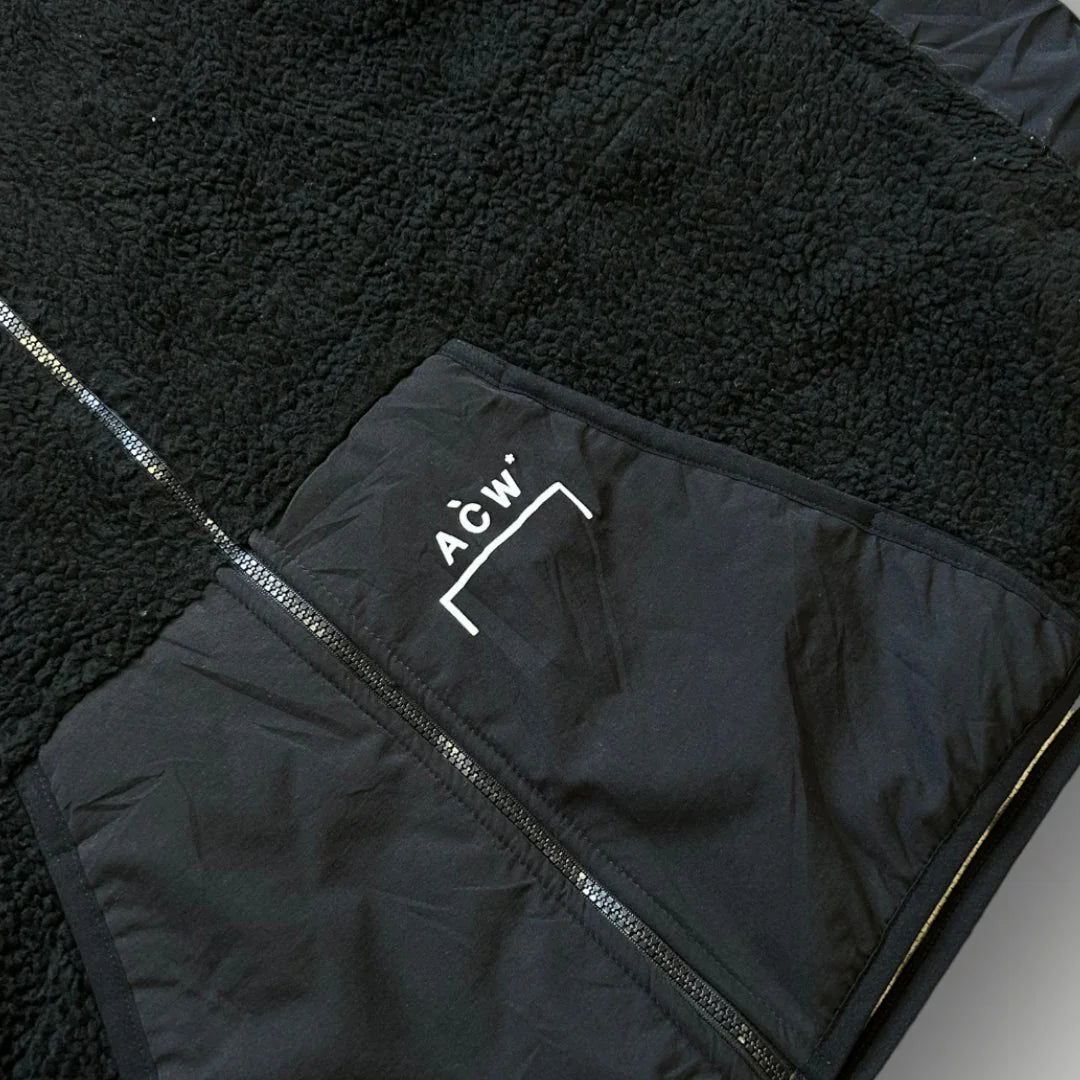 A Cold Wall Deep Pile Zip Up Hooded Fleece L/XL