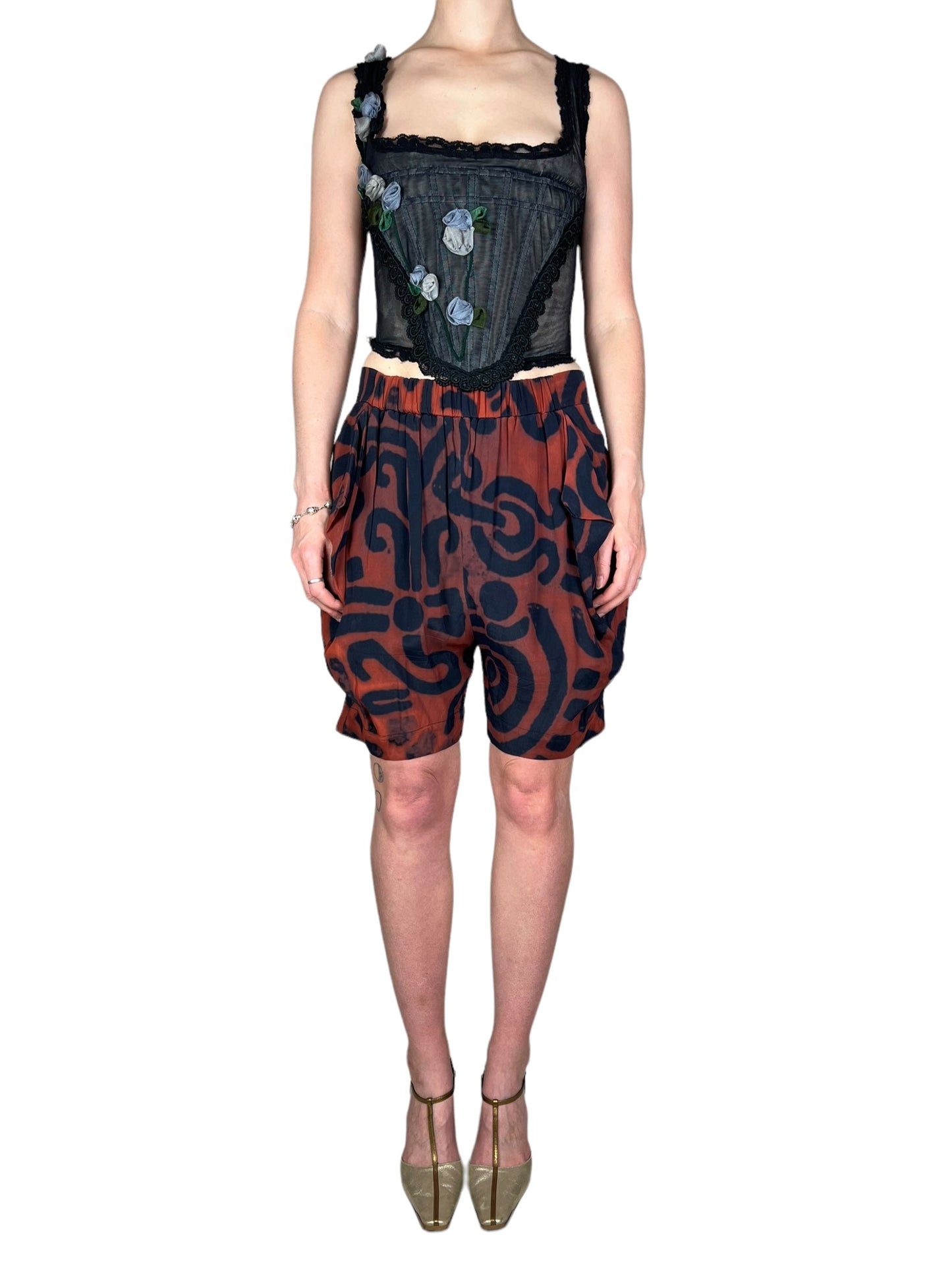 Vivienne Westwood S/S 2014 Maze pirate shorts