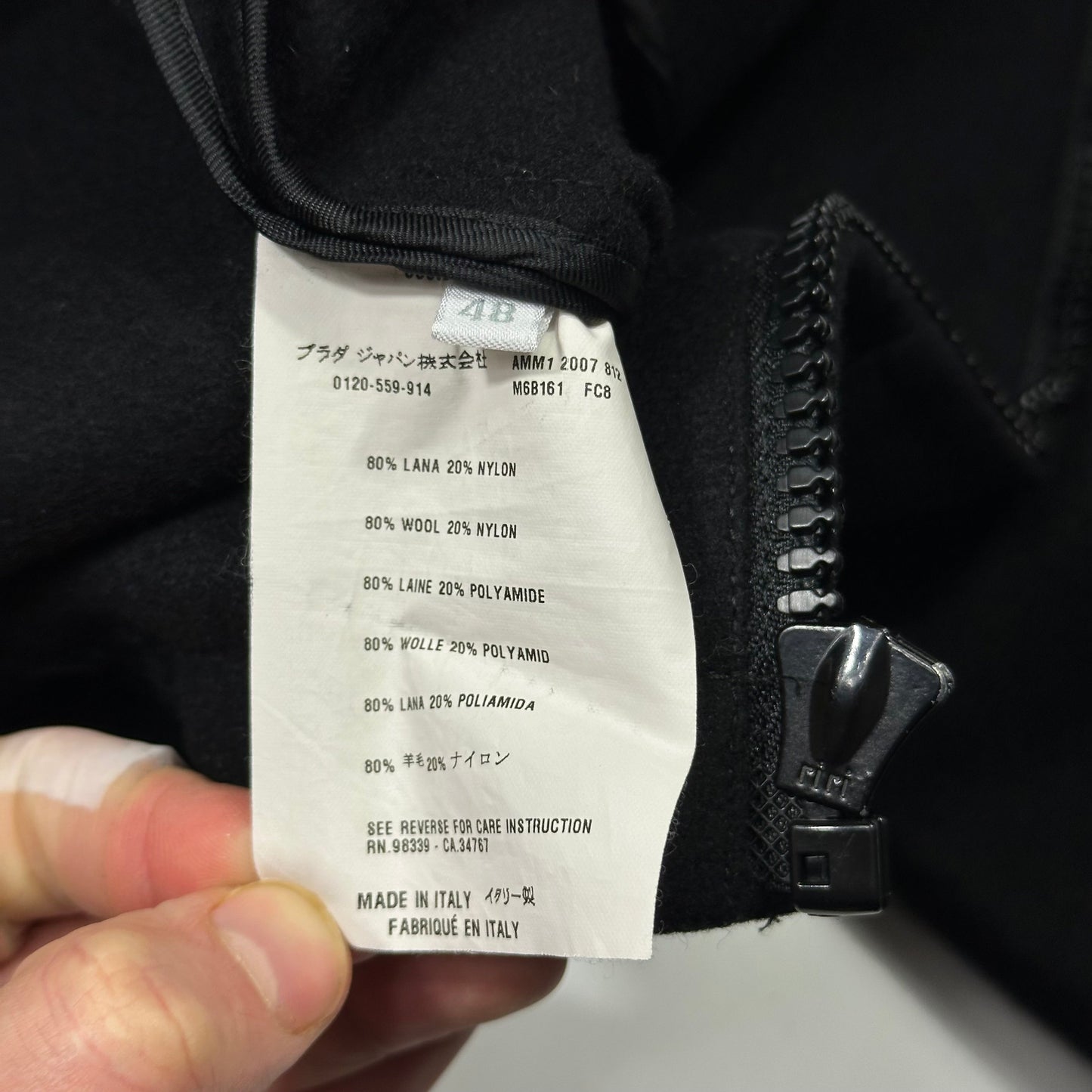 Miu Miu 2008 Wool & Nylon Boxy Bomber Jacket - IT48 (M/L) | Default Title, Multicoloured