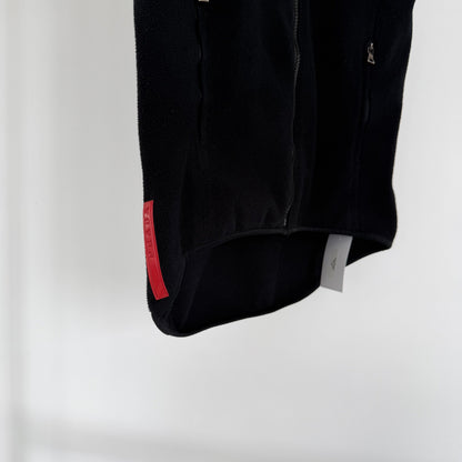 ss2000 prada sport fleece gilet | O/S, Red