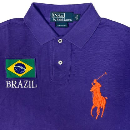 Ralph Lauren Brazil Polo In Purple ( S )