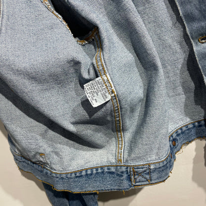 Katharine Hamnett Denim Trucker Jacket | O/S, Light Blue