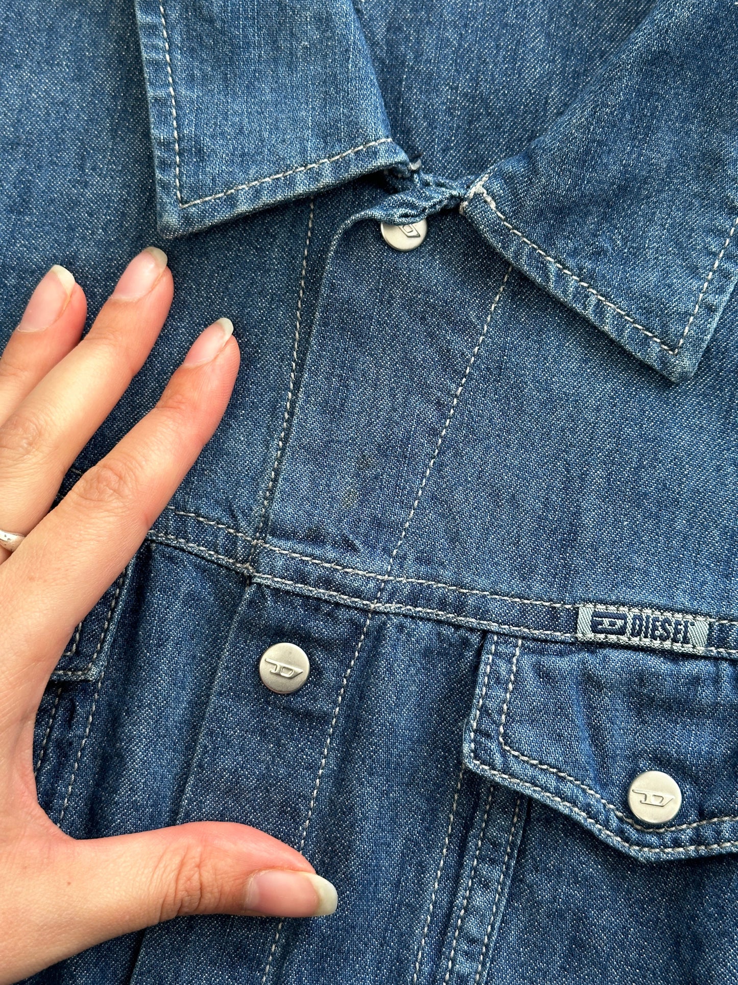 Diesel Fitted Denim Shirt - S