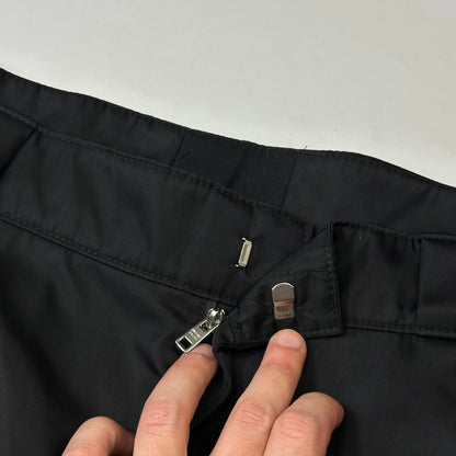 Prada Milano 2023 Re-nylon Plaque Logo Bermuda Shorts - L | Default Title, Black