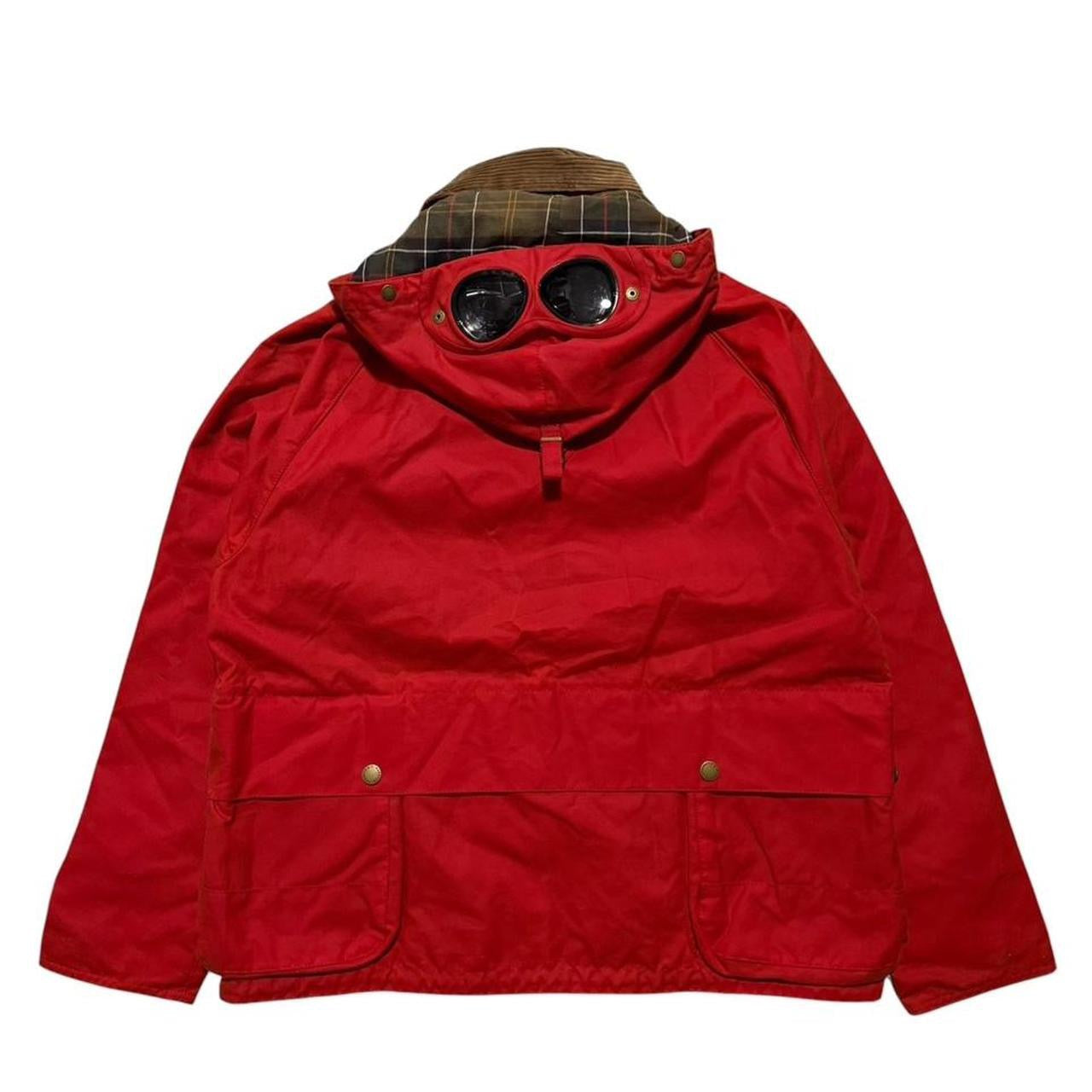 CP Company Barbour 2023 Creel Wax Goggle Jacket | Large, Black