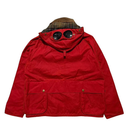 CP Company Barbour 2023 Creel Wax Goggle Jacket | Large, Black