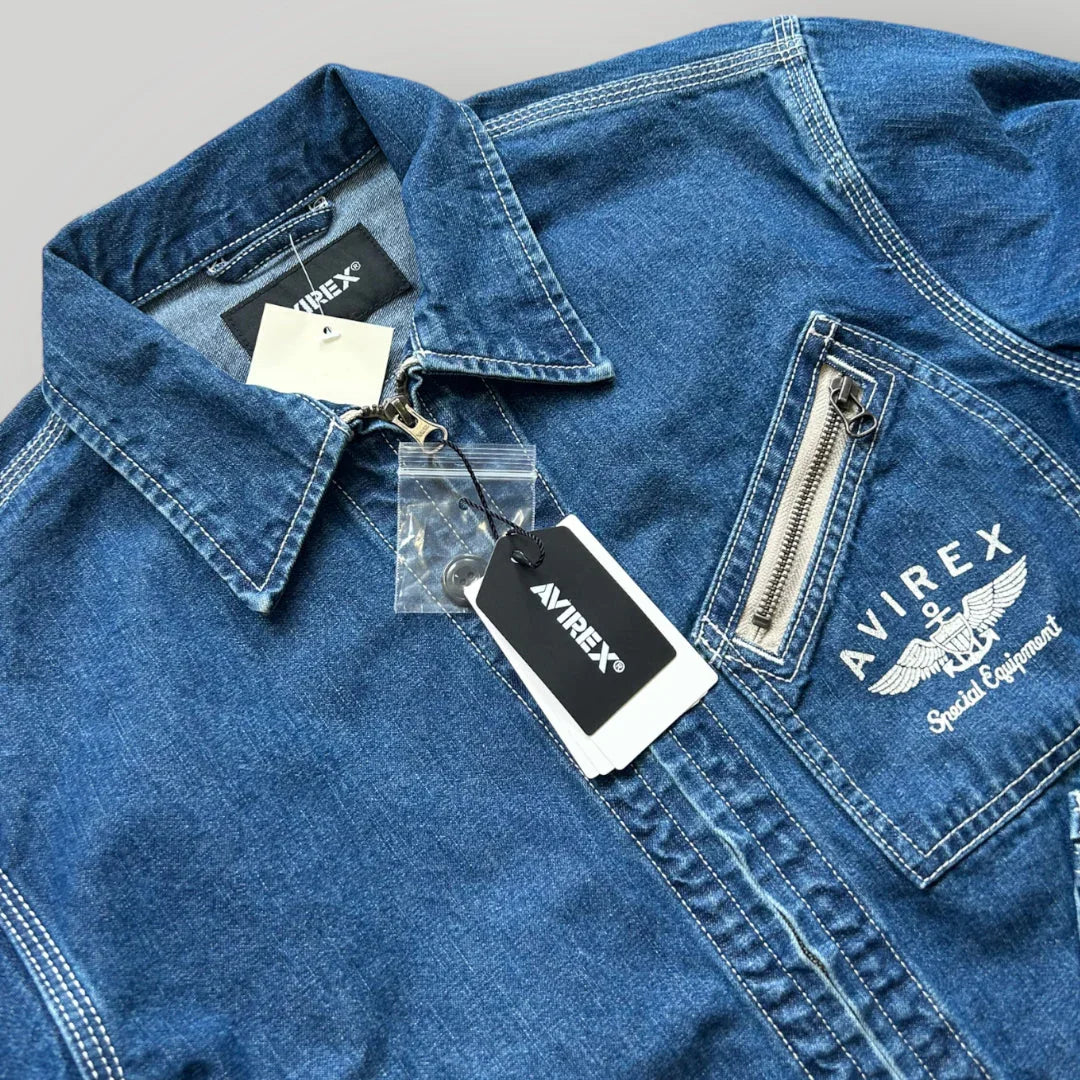 Avirex Dead Stock Denim Jacket M