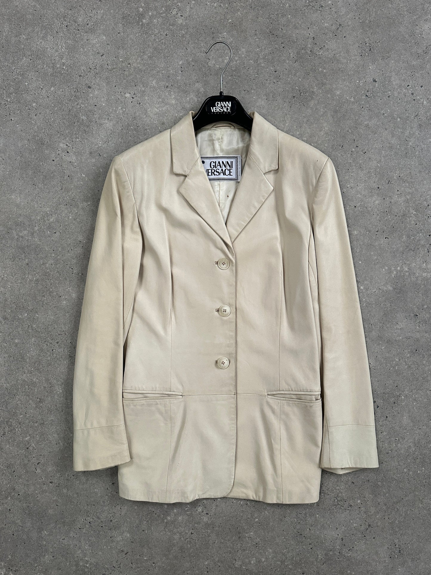 Gianni Versace 1990s Leather Jacket - S