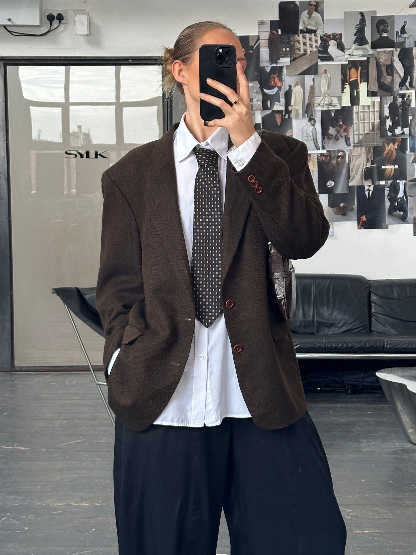 Hugo Boss x Loro Piana 1990s Pure Cashmere Check Blazer - 42R/XL