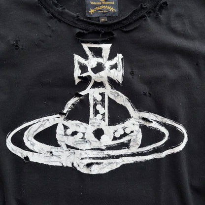 VIVIENNE WESTWOOD DISTRESSED T-SHIRT | O/S, Red
