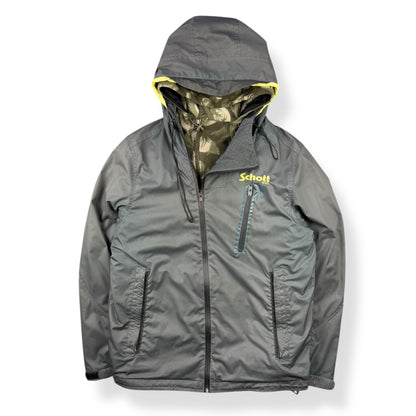 2000's Schott Asymmetric Zip Jacket (L) | Default Title, Grey