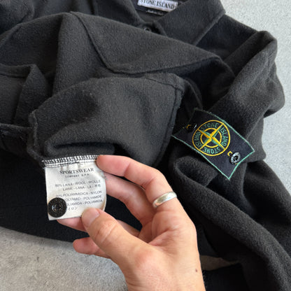 Stone Island RARE A/W 1997 heavyweight wool overshirt jacket (M)